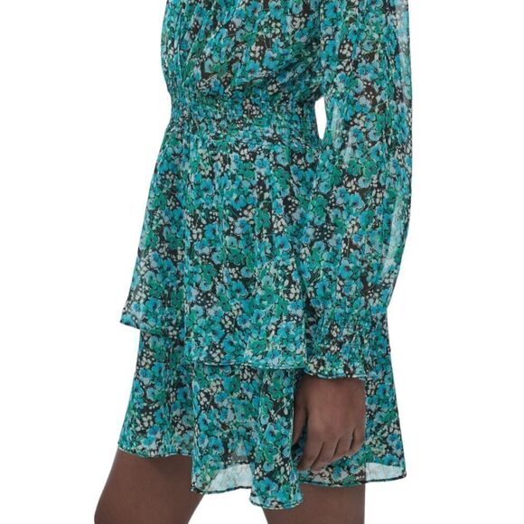 ZARA | Multicolored | FLORAL PRINT DRESS - Picture 6 of 7